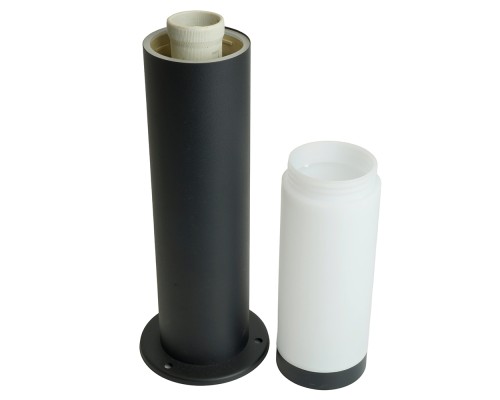 Светильник садово-парковый Feron DH042-450, Техно столб, 18W E27 230V, черный