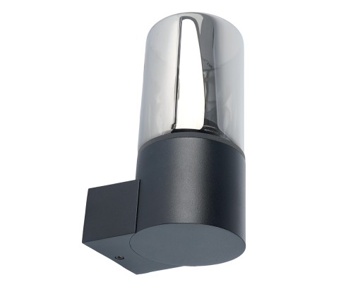 Светильник садово-парковый Feron DH1801, на стену вверх, E27 230V, черный