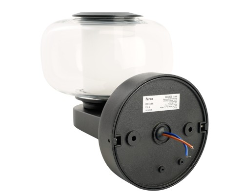 Светильник уличный светодиодный Feron DH1601, 12W, 900Lm, 4000K, черный