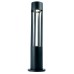 Светильник садово-парковый Feron DH302, GU10, 230V, черный (столб)