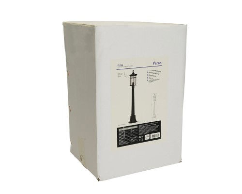 Светильник садово-парковый Feron PL766, столб 60W 230V E27, черный