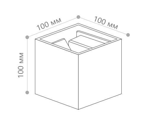 Светильник садово-парковый Feron DH012, 2*3W, 450Lm, 4000K, белый (арт. 11871)