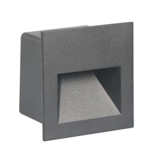 Светодиодный светильник Feron LN013 встраиваемый 3W 4000K, IP65, серый