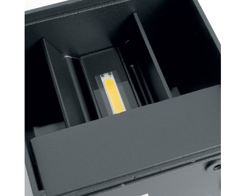 Светильник уличный светодиодный Feron DH012, 2*3W, 450Lm, 3000K, черный