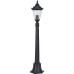 Светильник садово-парковый Feron PL586 столб 60W 230V E27, черный