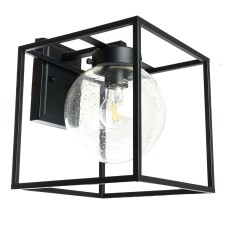 Светильник садово-парковый Feron PL711 на стену вниз  60W E27 230V, черный