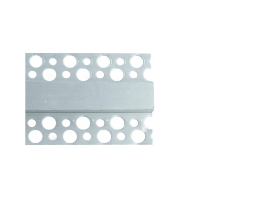 Профиль алюминиевый встраиваемый скрытый, серебро, CAB254