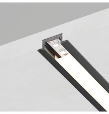 Профиль алюминиевый встраиваемый, серебро, CAB251