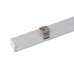 Профиль алюминиевый накладной, 10х10мм, серебро, CAB243