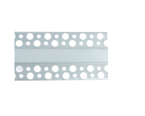 Профиль алюминиевый встраиваемый скрытый, серебро, CAB254