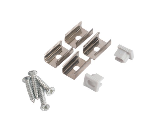 Профиль  накладной 9х7.8мм, алюминиевый, серебро, 2м, CAB241