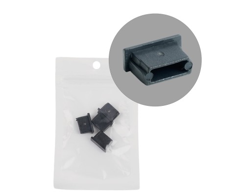 Заглушка без отверстия для профиля CAB251, LD376 (комплект 4шт)