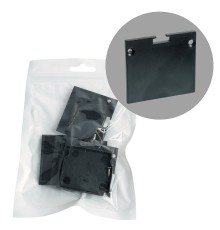 Заглушка без отверстия для профиля CAB268, LD367 (комплект 4шт)