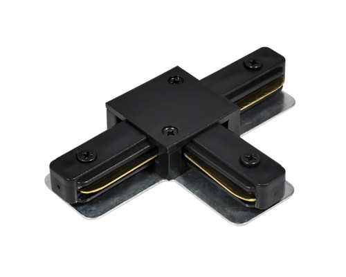 Коннектор Т-образный однофазный  для шинопровода , черный, LD1019