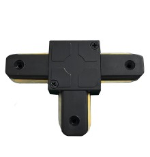 Коннектор Т-образный однофазный для шинопровода  , черный , LD1003