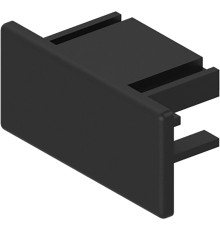 Заглушка пластиковая для шинопровода, черный, LD1013