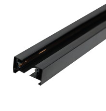 Шинопровод для трековых однофазных светильников, черный, 3м,  в наборе токоввод, заглушка, крепление, CAB1007