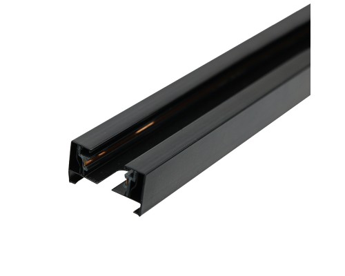 Шинопровод для трековых однофазных светильников, черный, 3м,  в наборе токоввод, заглушка, крепление, CAB1007