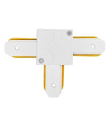 Коннектор Т-образный однофазный  для шинопровода , белый, LD1003