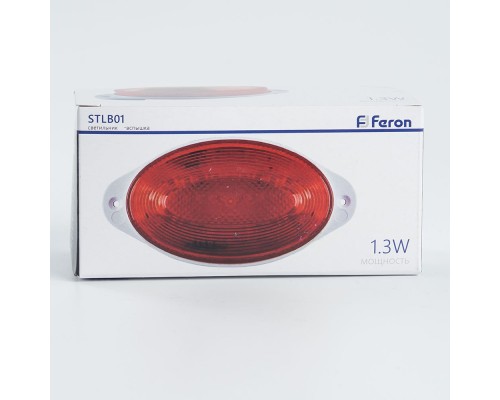 Светильник-вспышка (стробы) Feron STLB01 IP54 18LED 1,3W красный (арт. 29895)