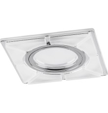 Светильник встраиваемый с LED подсветкой Feron CD994 потолочный MR16 G5.3 белый матовый, хром