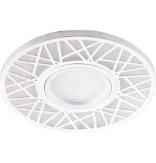 Светильник встраиваемый с LED подсветкой Feron CD991 потолочный MR16 G5.3 белый