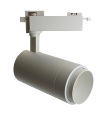 Светодиодный светильник Feron AL137 трековый однофазный на шинопровод 30W 4000K белый, изменяемый угол освещения 15-60град