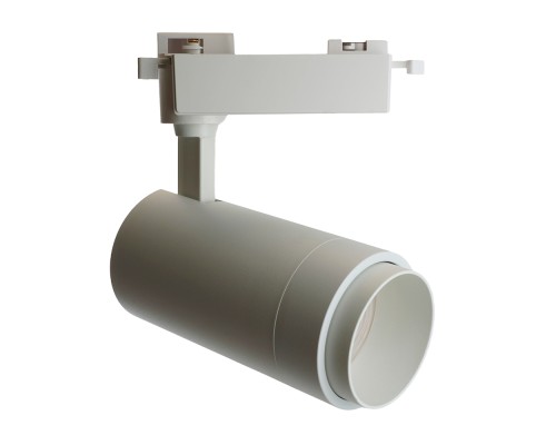 Светодиодный светильник Feron AL137 трековый однофазный на шинопровод 30W 4000K белый, изменяемый угол освещения 15-60град