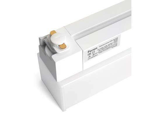 Светодиодный светильник Feron AL120 трековый однофазный на шинопровод 40W 4000K 160 градусов белый