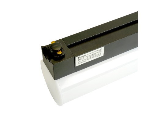 Светодиодный светильник Feron AL122 трековый однофазный на шинопровод 60W 4000K 160 градусов черный