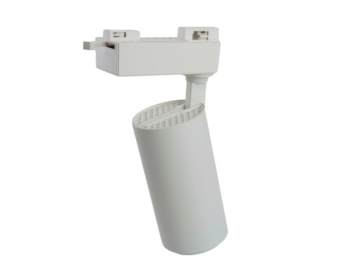 Светодиодный светильник Feron AL137 трековый однофазный на шинопровод 30W 4000K белый, изменяемый угол освещения 15-60град