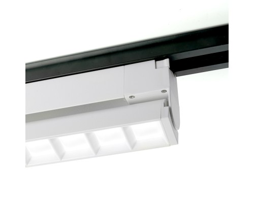 Светодиодный светильник Feron AL131 трековый однофазный на шинопровод 30W 4000K 60 градусов белый серия LensFold