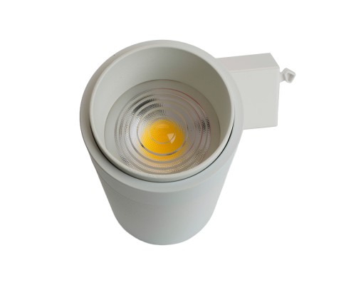 Светодиодный светильник Feron AL137 трековый однофазный на шинопровод 30W 4000K белый, изменяемый угол освещения 15-60град