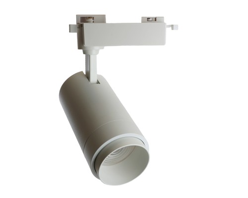 Светодиодный светильник Feron AL137 трековый однофазный на шинопровод 30W 4000K белый, изменяемый угол освещения 15-60град