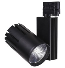 Светодиодный светильник Feron AL105 трековый на шинопровод 40W 4000K, 35 градусов, черный,  3-х фазный
