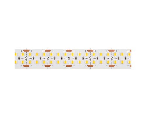 Лента светодиодная двухрядная, 288SMD(2835)/м 30Вт/м 24V 5000*20*1.8мм 3000К, IP20 , LS509 FERON
