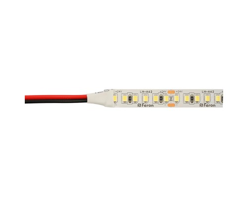 Светодиодная LED лента Feron LS502, 180SMD(2835)/м 16Вт/м 24V 30000*10*1.22мм 3000К 30м IP20