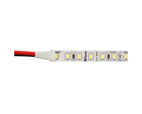 Светодиодная LED лента Feron LS501, 120SMD(2835)/м 11Вт/м 24V 30000*8*1.22мм 3000К 30м IP20