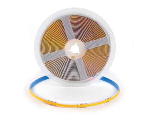 Светодиодная COB лента Feron LS530 320SMD(2110) 8Вт/м 24V 5000*8*1.8мм IP20, желтый
