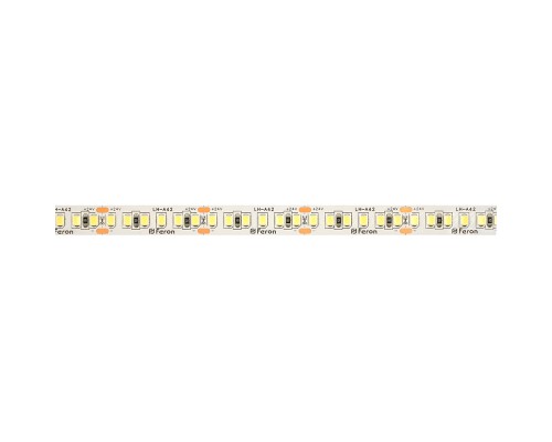 Светодиодная LED лента Feron LS502, 180SMD(2835)/м 16Вт/м 24V 30000*10*1.22мм 6000К 30м IP20