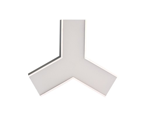 Светильник коннектор Feron AL4036Y 5W 550Lm 3000К-4000К-6400K, Y-образный, с ручным переключением режимов, серебро, 148*128*70мм возмож. соедин. в линию, серия RetailRay