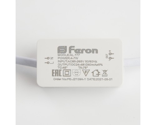 Светодиодный светильник Feron AL777 встраиваемый 7W 4000K белый