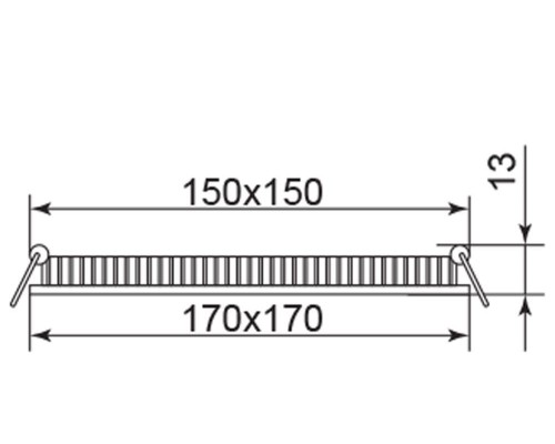 Встраиваемый светодиодный светильник Feron AL502 12W 4000K 28516