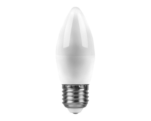 Лампа светодиодная Feron LB-72 Свеча E27 5W 4000K