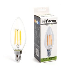 Лампа светодиодная Feron LB-717 Свеча E14 15W 230V 4000K