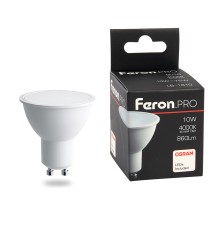 Лампа светодиодная Feron.PRO LB-1610 GU10 10W 4000K