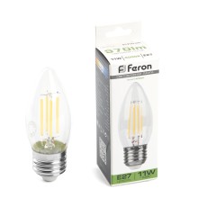 Лампа светодиодная Feron LB-713 Свеча E27 11W 230V 4000K