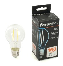 Лампа светодиодная Feron.PRO LB-1106 Шар E27 6W 175-265V 6400K