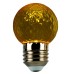 Лампа светодиодная Feron LB-385 Шарик желтый прозрачный E27 1W 230V