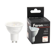 Лампа светодиодная Feron.PRO LB-1607 GU10 7W 175-265V 4000K